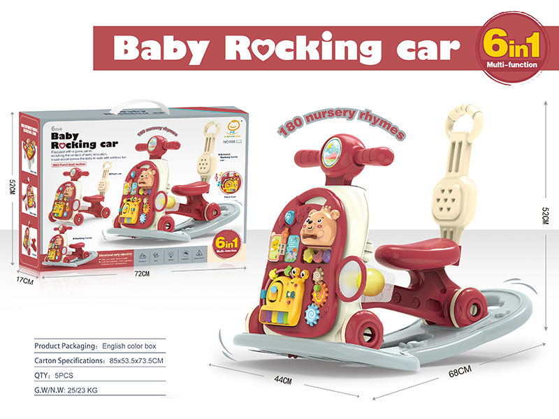 Multifunctional Baby Walker Rocking Car