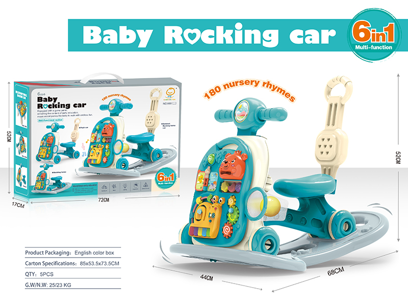 Multifunctional Baby Walker Rocking Car