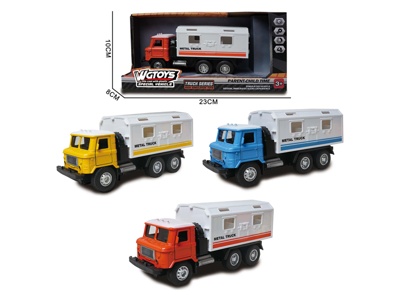 Pull Back Alloy Medical Truck