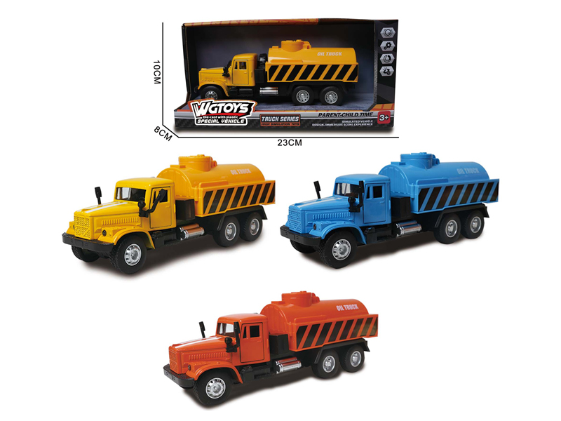 Pull Back Alloy Oil Tanker Truck