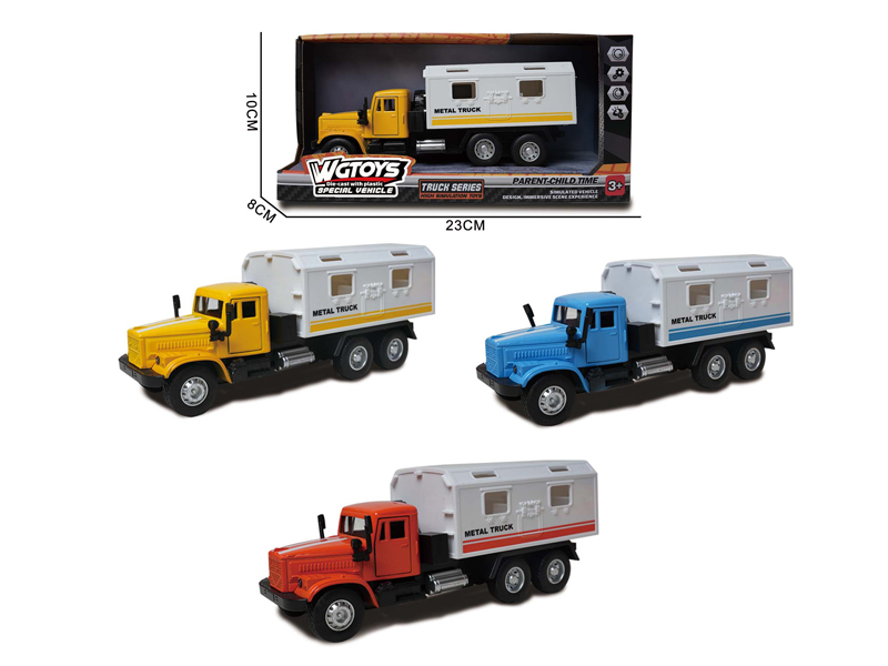 Pull Back Alloy Medical Truck