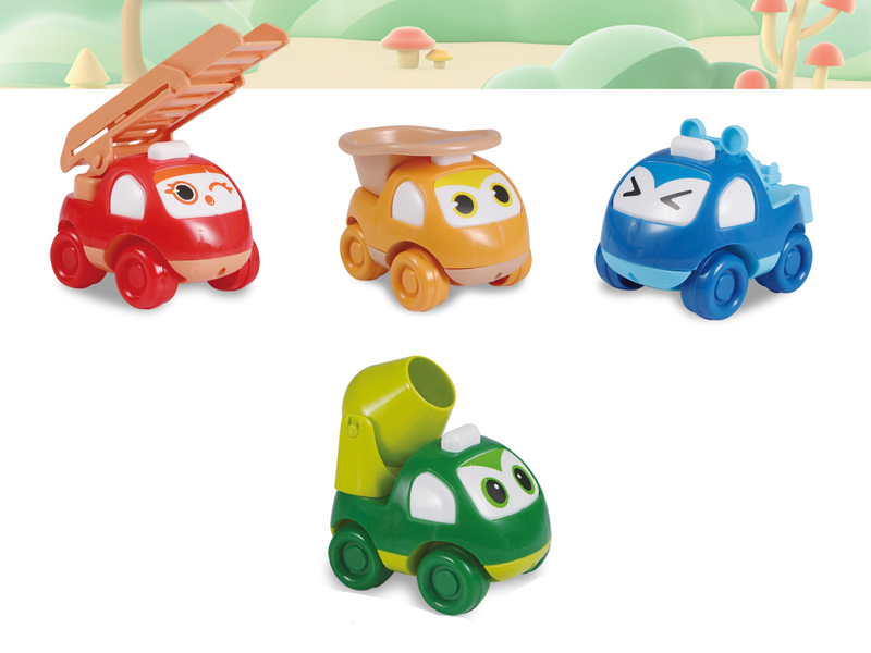 Friction Cartoon Engineering Vehicle