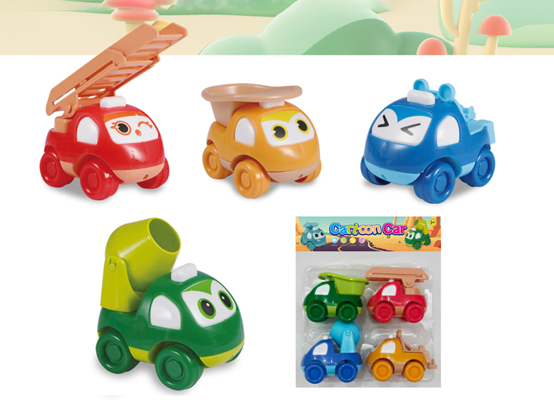 Friction Cartoon Engineering Vehicle