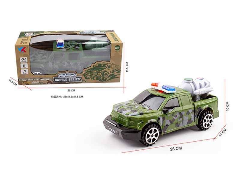 1:16 Friction F150 Ford Raptor Pickup Military Police Car