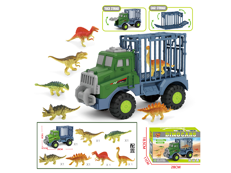 Slide Dinosaur Truck Set