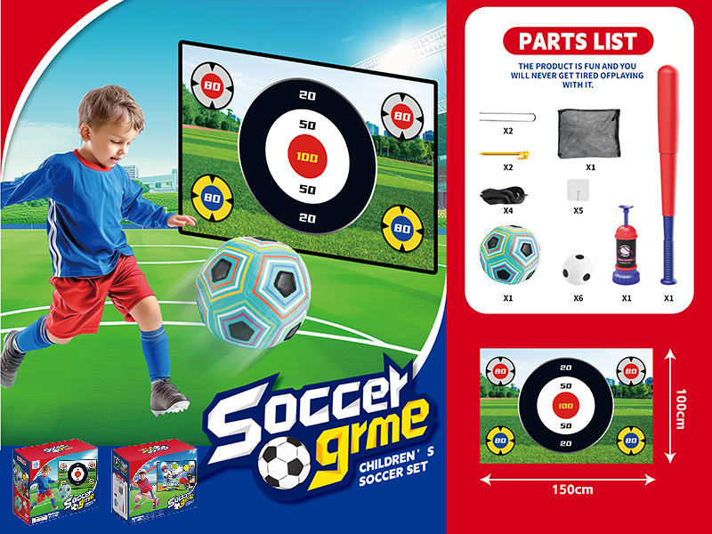 2 In 1 Baseball Soccer Set