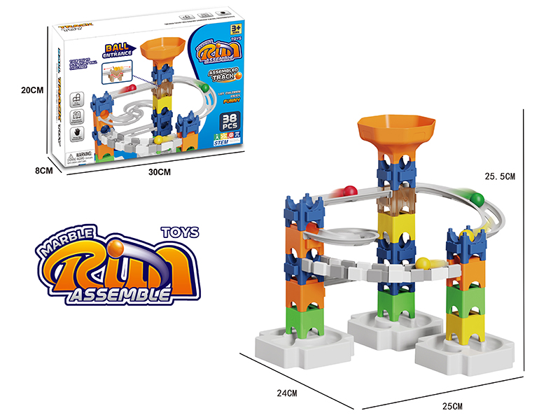 Marble Run Building Blocks 38pcs