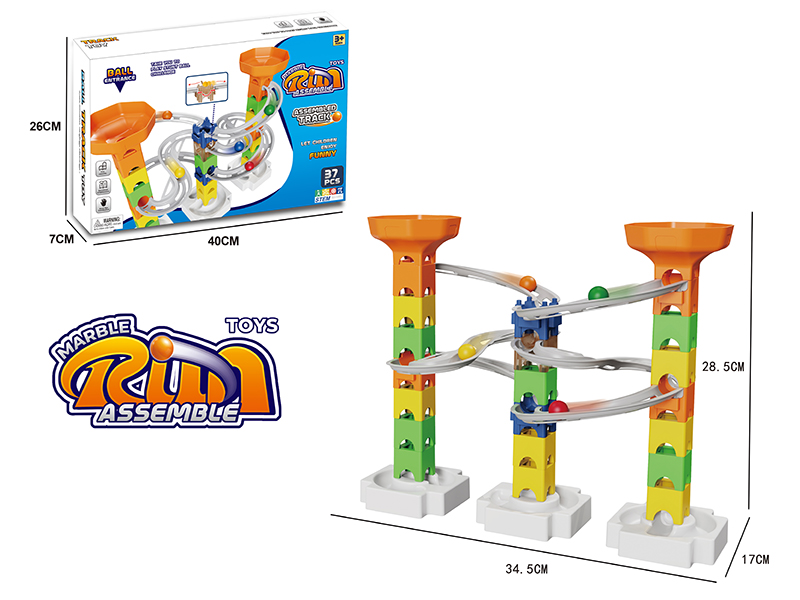 Marble Run Building Blocks 37pcs