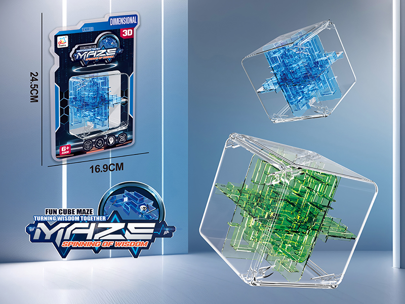 24-Sided Transparent 3D Maze(2 Colors)