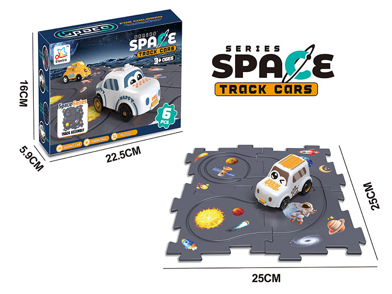 B/O Space Track Car 6pcs