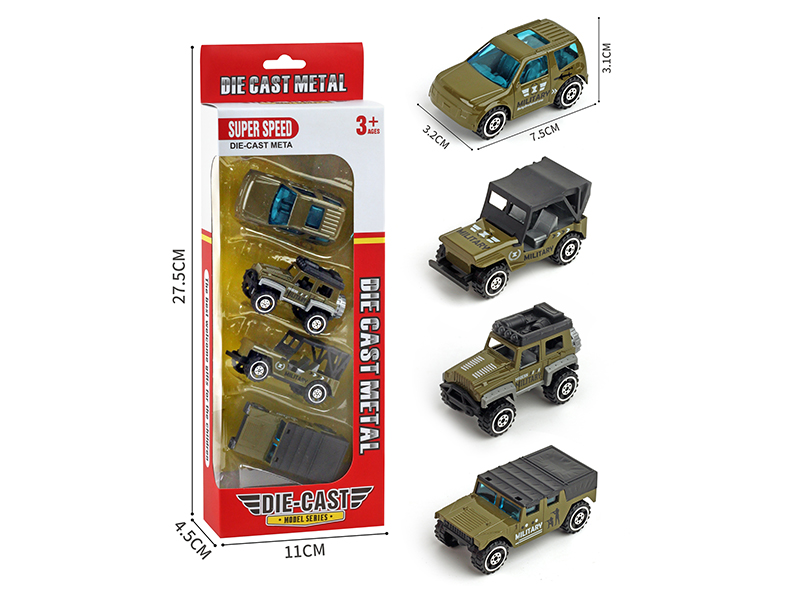 Slide Alloy Military Trucks