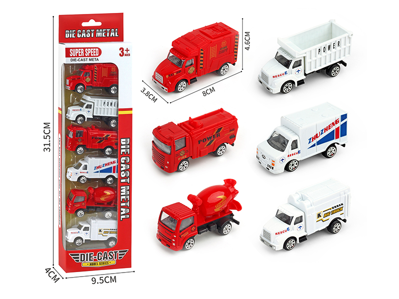 Slide Alloy City Truck