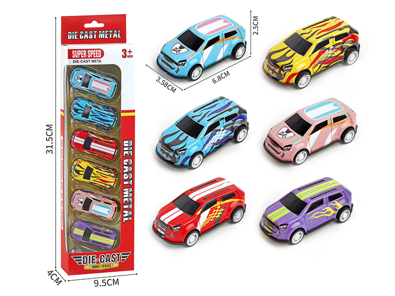 Pull Back Iron Off-Road Vehicle