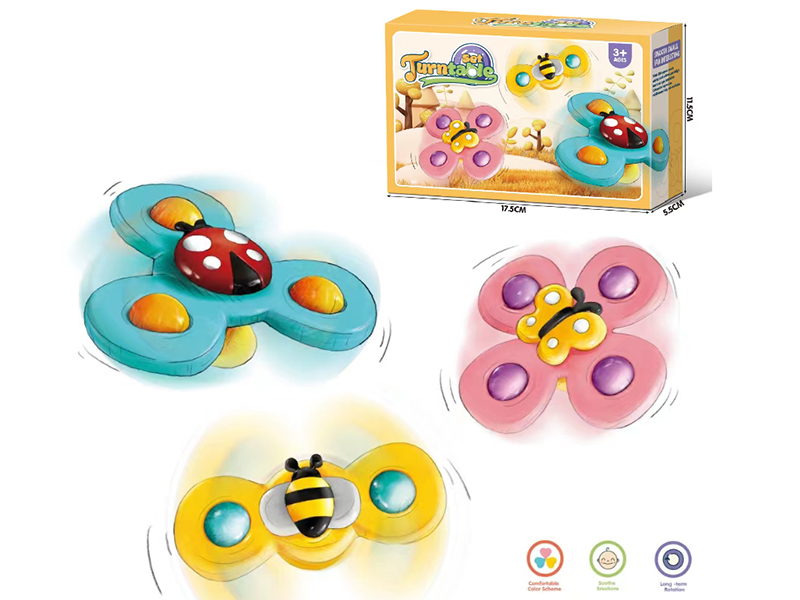 Suction Cups Spinning Top Toys
