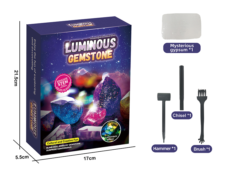 Archaeological Excavation Series - Luminous Gemstone