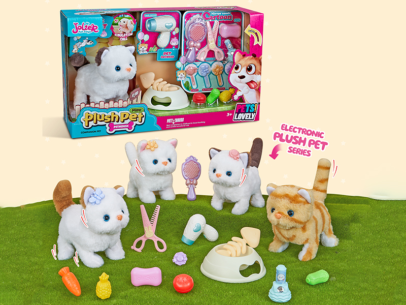 B/O Plush Small Cat + Accessories