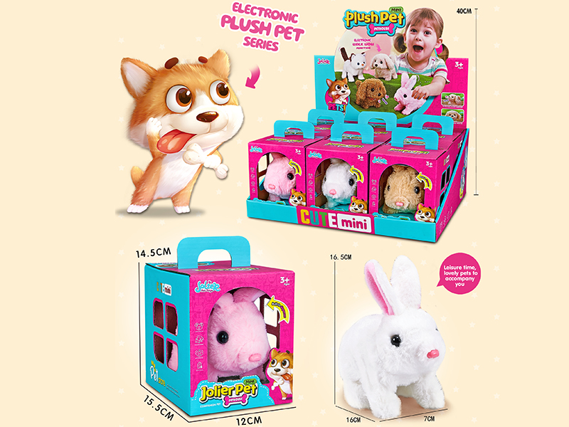 Electric Plush Rabbit 6pcs