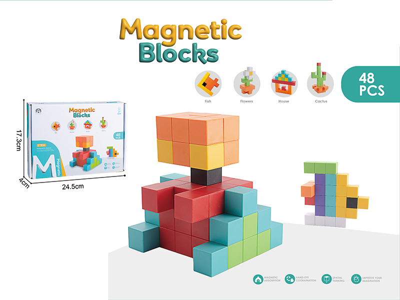 Magnetic Blocks 48pcs