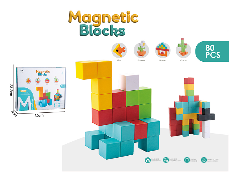 Magnetic Blocks 80pcs