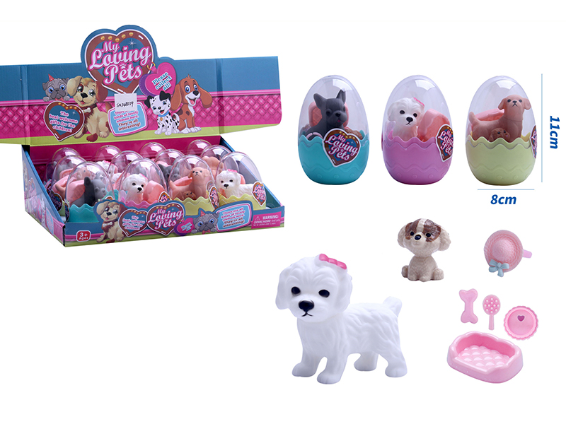 Large Dog With Small Dog Set 12pcs