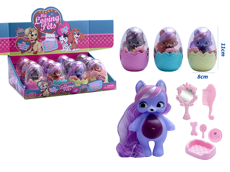 Dog With Comb, Mirror, Dog Bed Set 12pcs