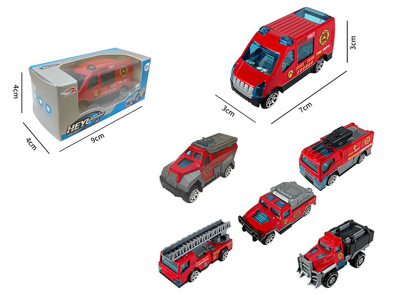 Slide Alloy Fire Engine