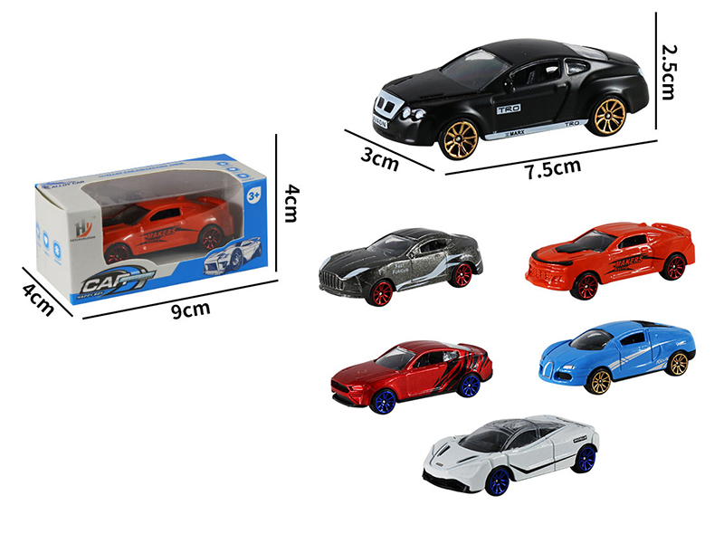 1:64 Slide Alloy Simulation Car