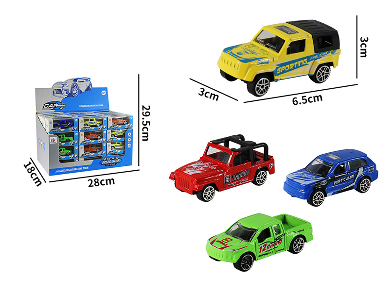 1:64 Slide Alloy Racing Cars 48pcs