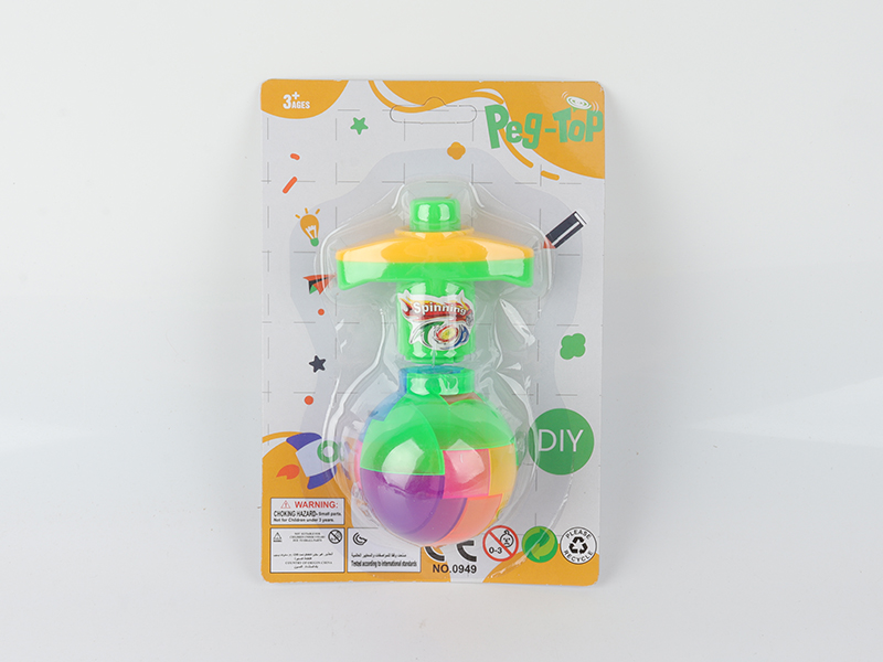 Spinning Top Toy(Launcher + DIY Assembly Light-Up Top)