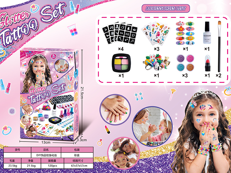 DIY Makeup Tattoo Set