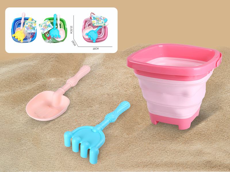 Fold Sand Bucket Set(3PCS)