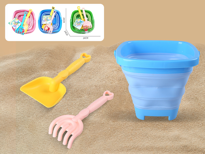 Fold Sand Bucket Set(3PCS)