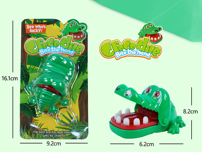 Mini Crocodile Bite Hand Toy With Keychain