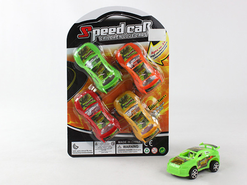Pull Back Cars 4PCS