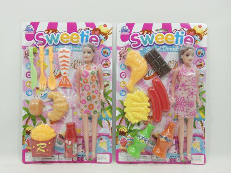 Doll + Food Set