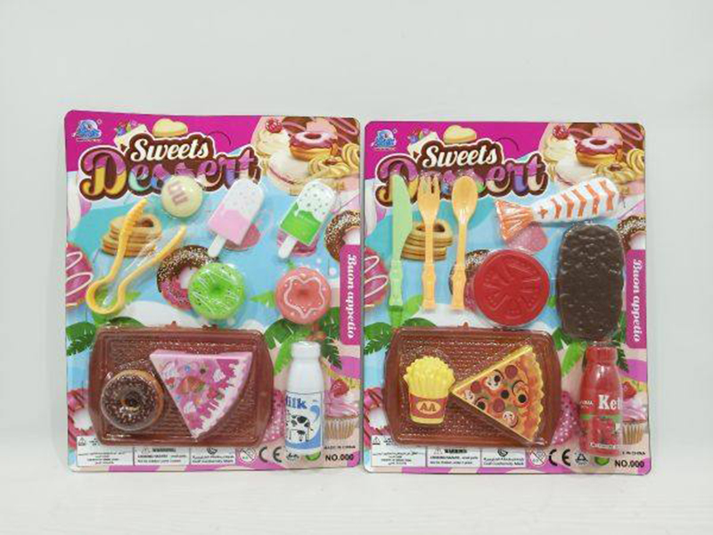 Dessert/Steak Food Play Set