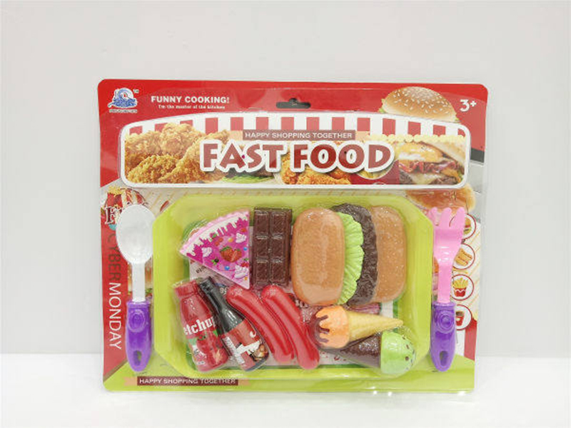 Hamburger Fast Food Set