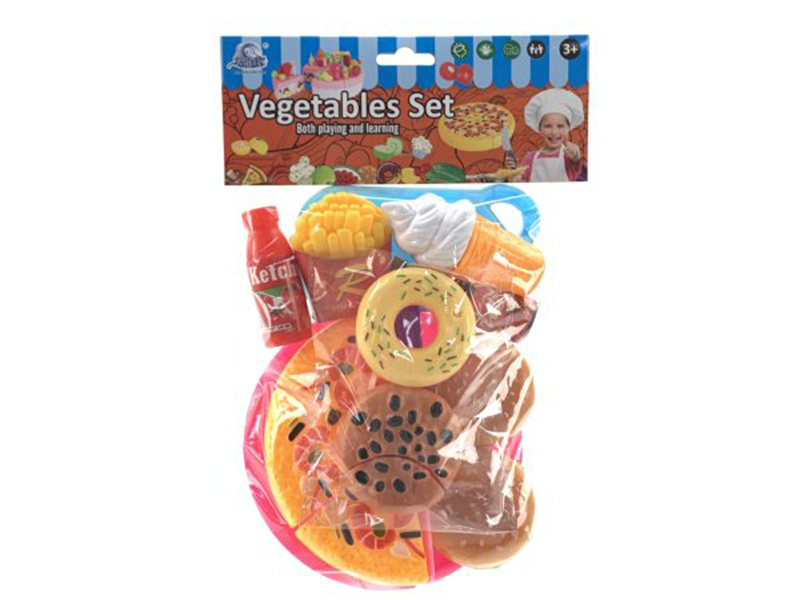 Hamburger Fast Food Set
