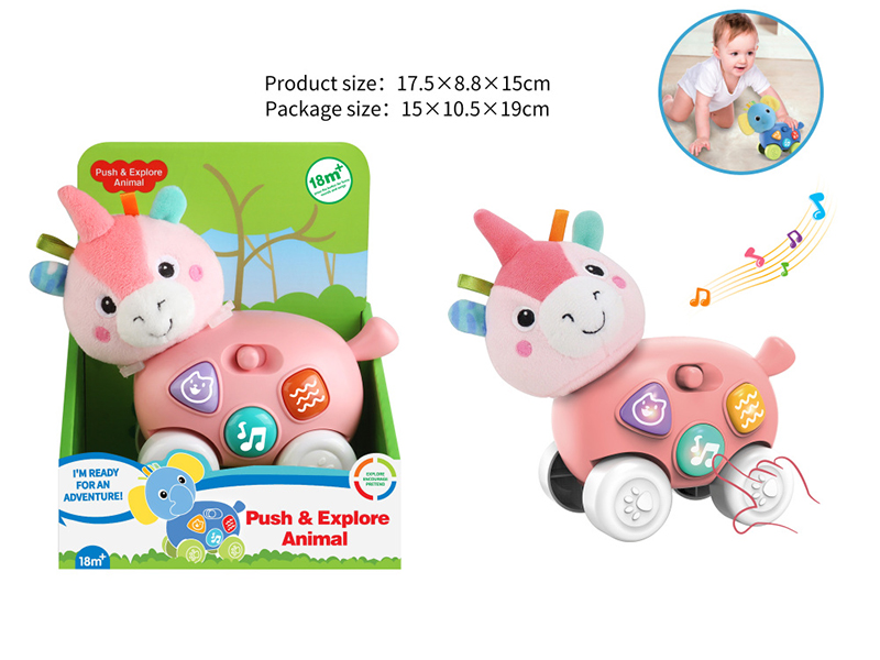 Unicorn Car With Light And Music