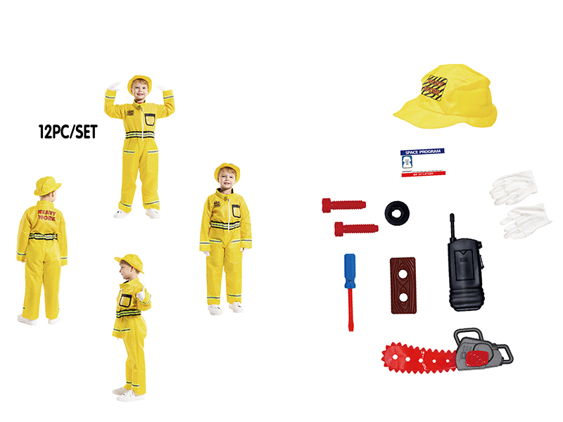 Children's Engineering Jumpsuit Role Play Set