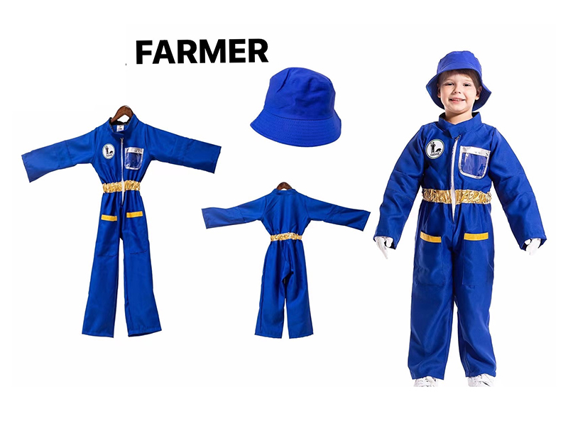 Children's Farmer Jumpsuit Role Play Set