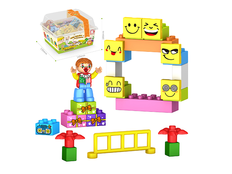 Large Particle Building Blocks - Creative Small Scene 26PCS