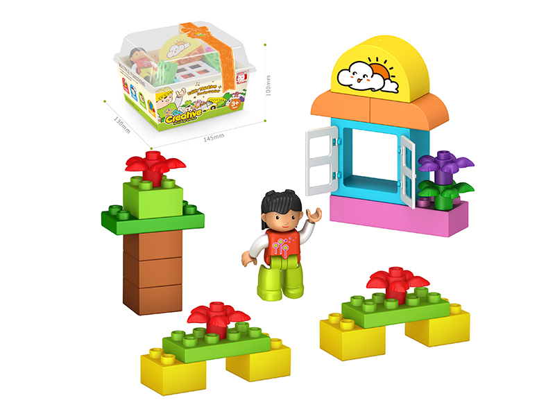 Large Particle Building Blocks - Creative Small Scene 24PCS