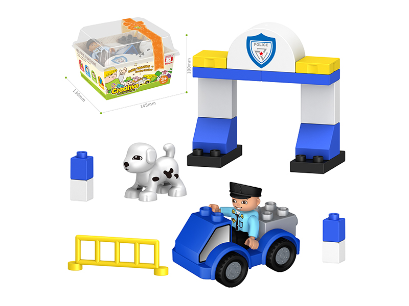 Large Particle Building Blocks - Creative Small Scene 23PCS