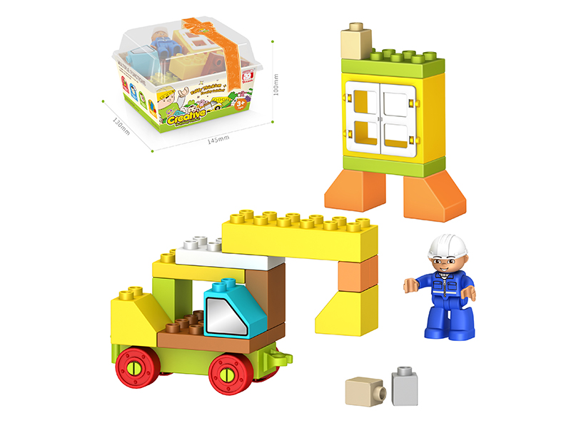 Large Particle Building Blocks - Creative Small Scene 28PCS