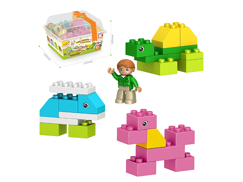 Large Particle Building Blocks - Creative Small Scene 24PCS