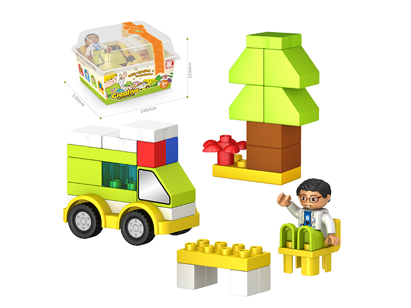 Large Particle Building Blocks - Creative Small Scene 31PCS