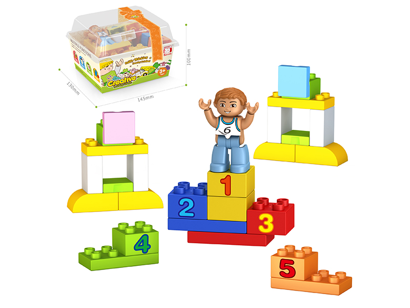 Large Particle Building Blocks - Creative Small Scene 27PCS