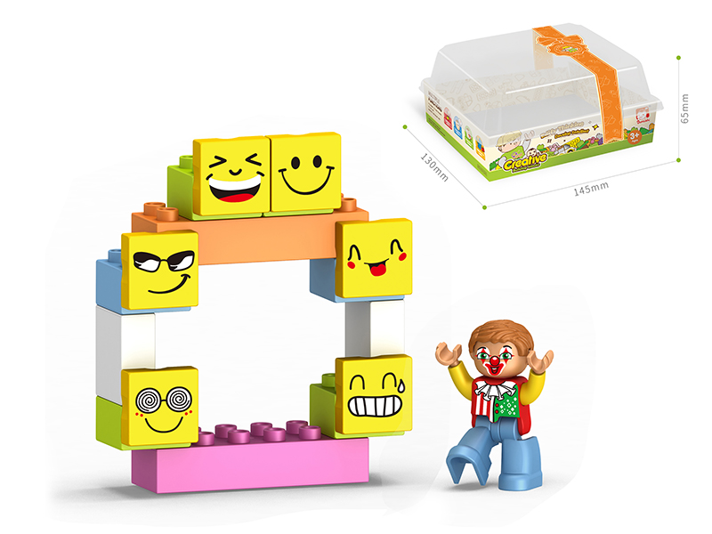 Large Particle Building Blocks - Creative Small Scene 17PCS