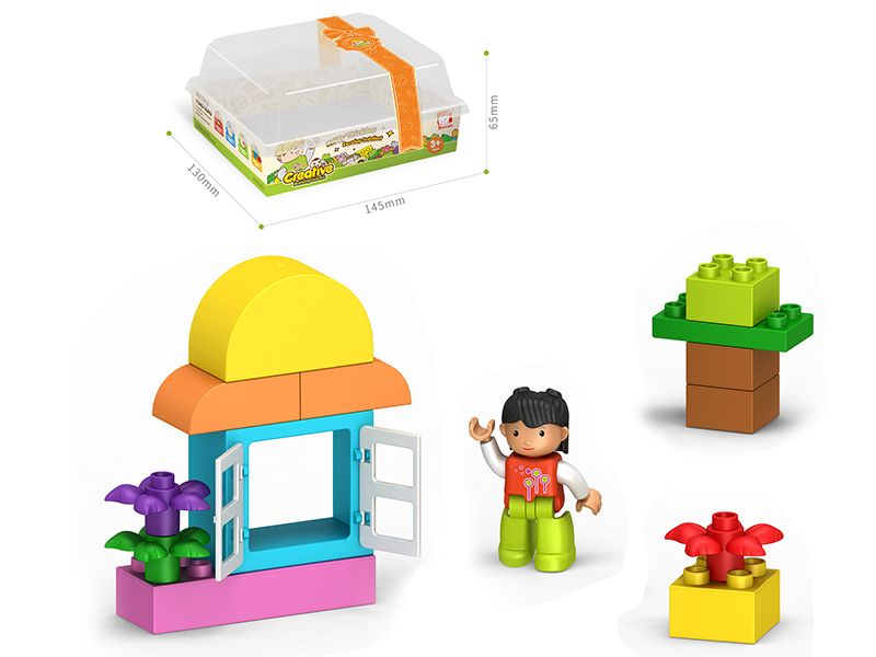 Large Particle Building Blocks - Creative Small Scene 16PCS